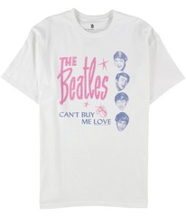 Junk Food Mens The Beatles Graphic T-Shirt, white, L