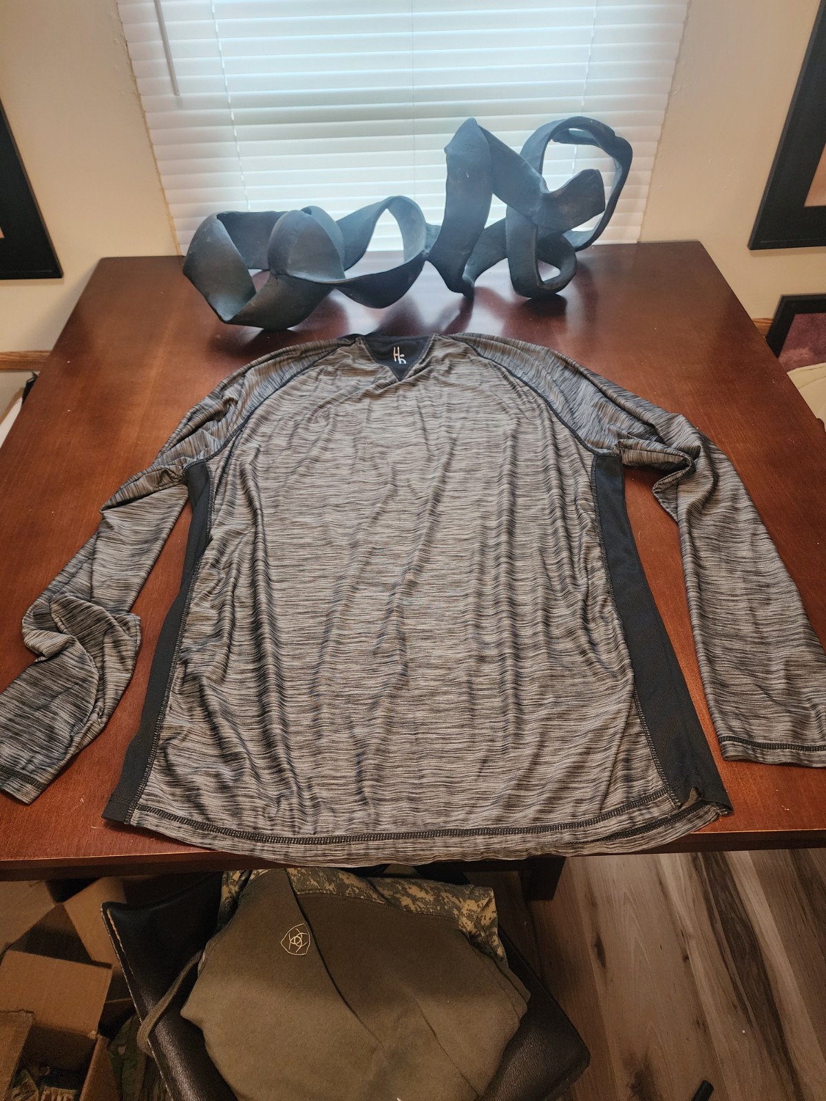 Harley-Davidson Performance Mesh Panel Gray Pullover 96405-18VM - Men's Size M gallery