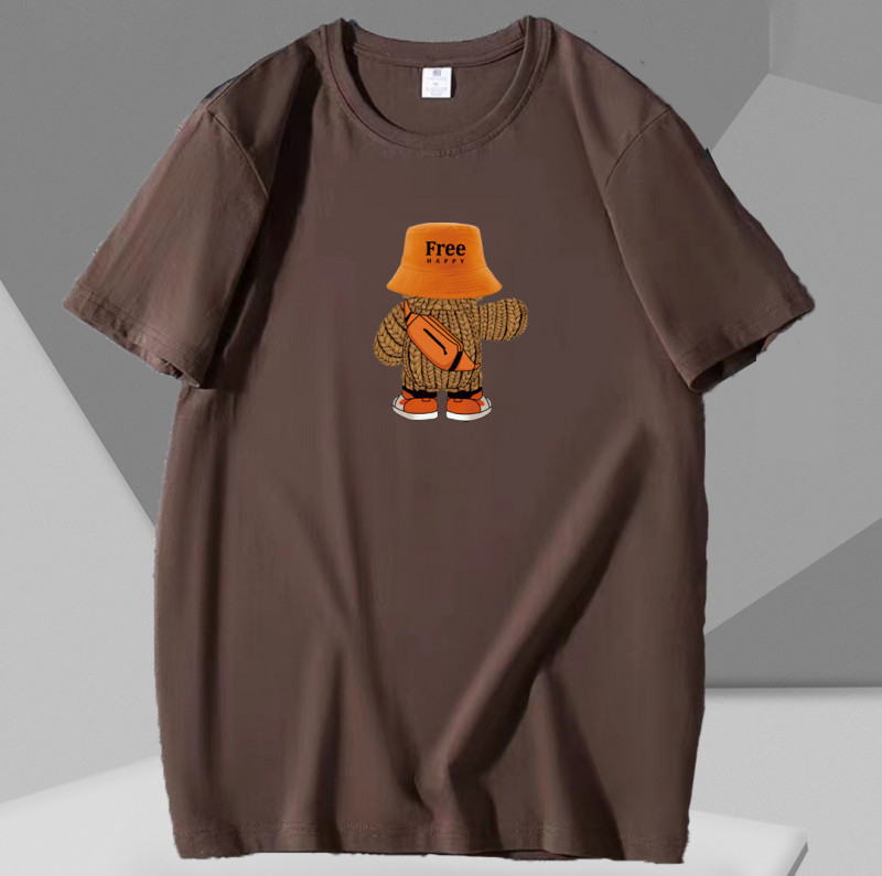 Spring Men's Short Sleeve T-shirt Crewneck Loose Half Sleeve Top T-shirt Summer gallery