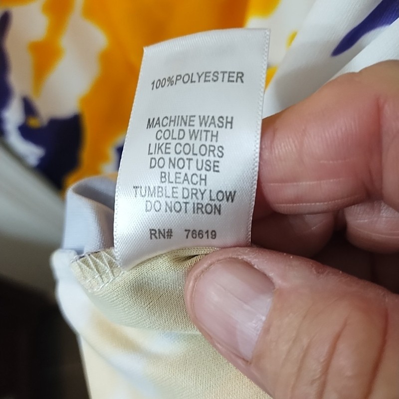 Badger Sports Tie Dri Performance Tee NCAA LSU Tigers Size M gallery