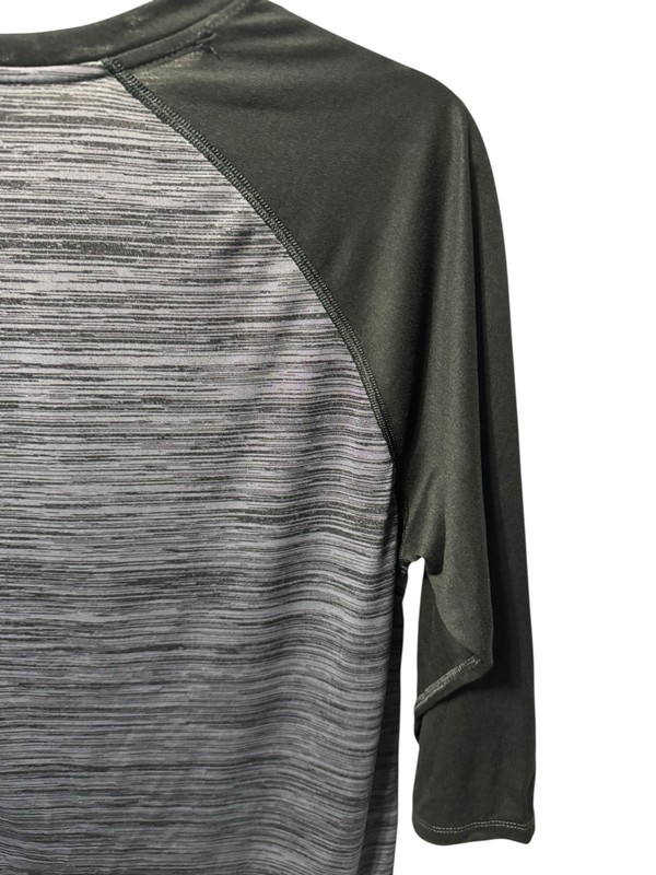 Nike BSBL The Nike Tee Dri Fit Athletic Cut 3/4 Sleeve Shirt Size S Black gallery