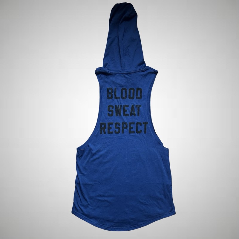 Under Armour Project Rock BSR Bull Sleeveless Hoodie Men's Small Blue 1376939 gallery