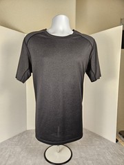 REI Co-op Men’s Large Charcoal Performance T-Shirt Athletic Active Heather
