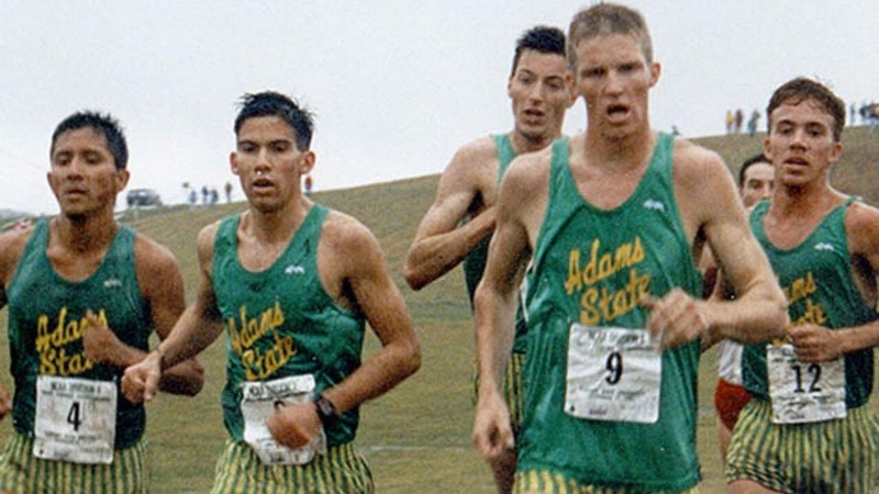 Adams State Xc Track Team Issued Singlet Vintage Marathon Running Dolfin 70s gallery