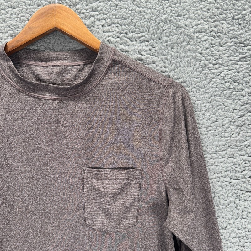 Vuori Shirt Mens Small Tradewind Long Sleeve Pocket Performance Tee V177 gallery
