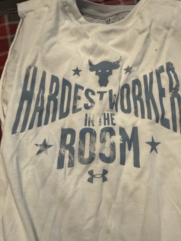 3 xl Under Armour Project Rock Cutoff Workout Sleeveless Shirts gallery