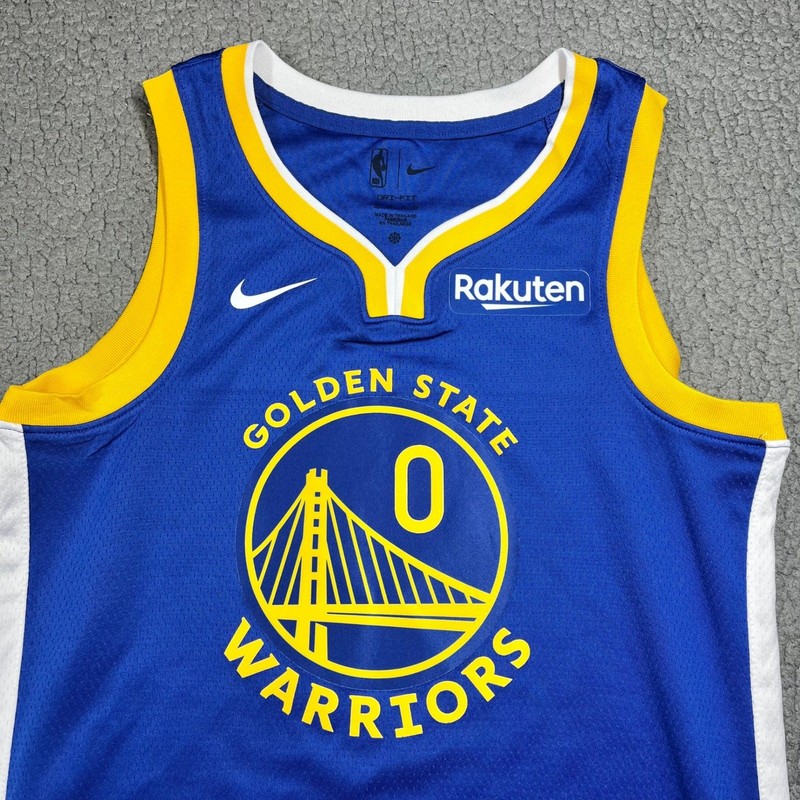 Nike Golden State Warriors DiVincenzo 0 Jersey Blue Swingman DN2136-495 Mens S gallery