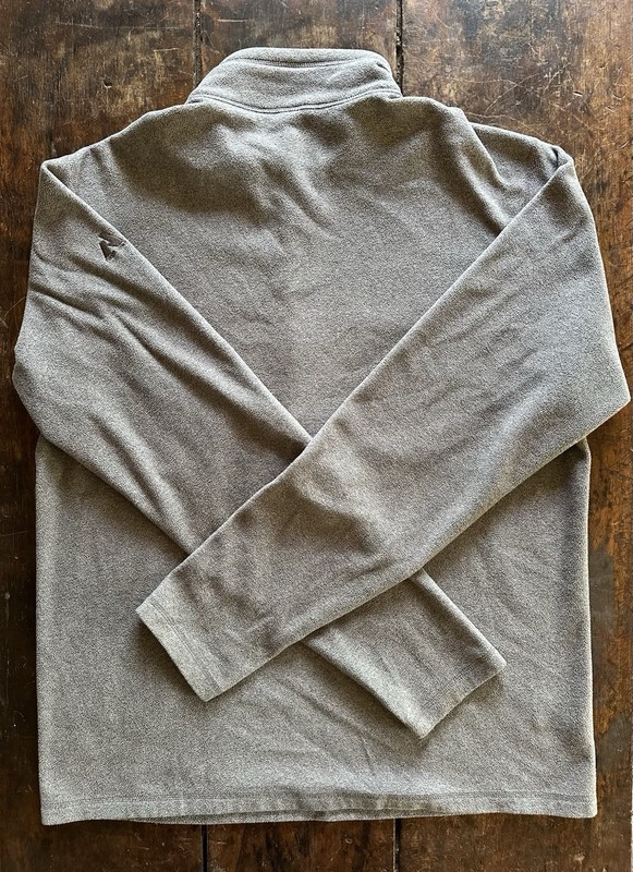 Eddie Bauer Pullover Mens LT Gray First Ascent Fleece 1/4 Zip Hiking Outdoor gallery
