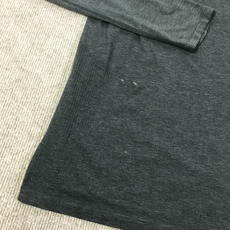 Mens Long Sleeve Shirt XL Charcoal Athletic Raglan Crewneck Live In Practice gallery