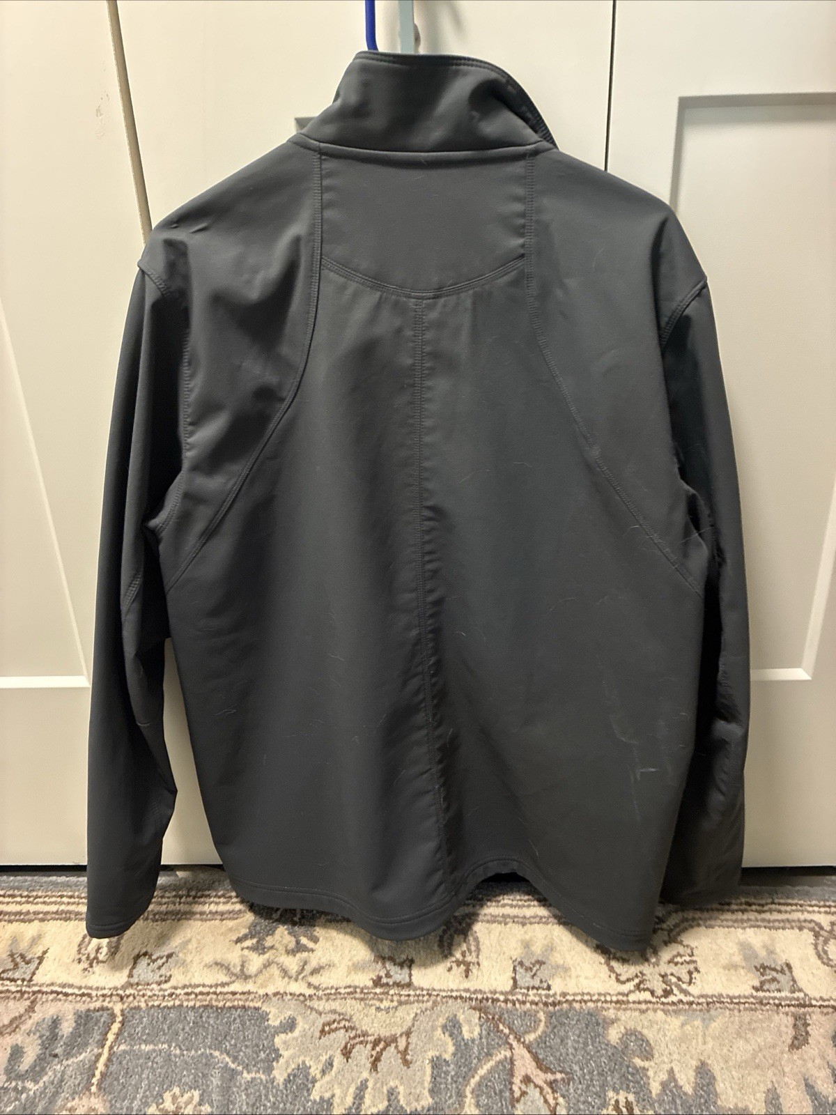 Nike Men's Soft shell Fleece Lines, Full Zip Jacket, Medium, Charcoal Gray ECU. gallery