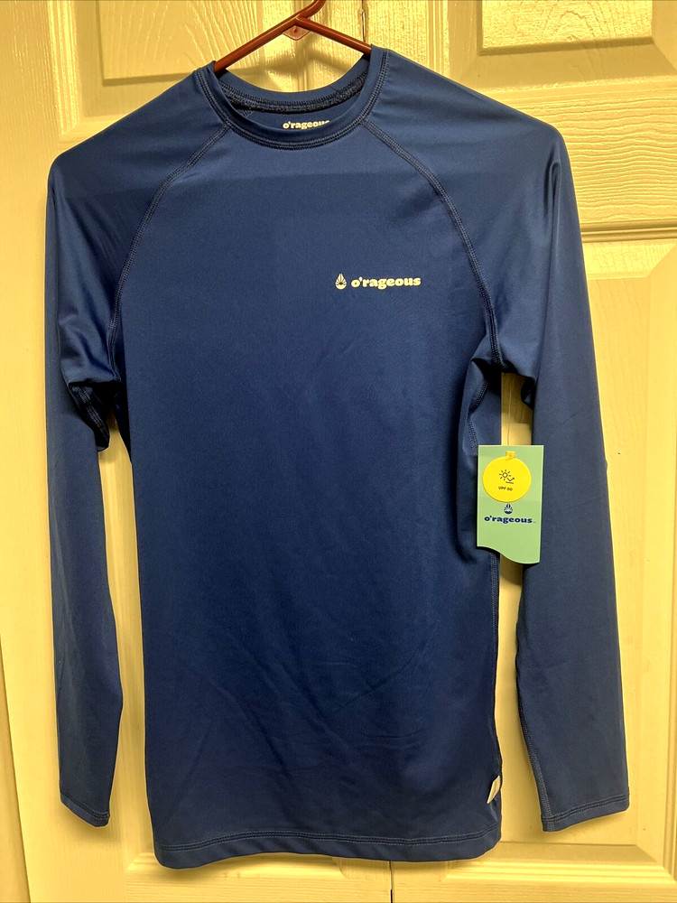 O'rageous Shirt Mens Small Blue Long Sleeve Lightweight Outdoor Casual Men NWT