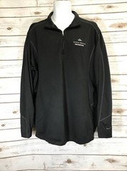Tiger Woods Design Nike Therma Fit Golf Black Long Sleeve 1/4 Zip Pullover XL W5
