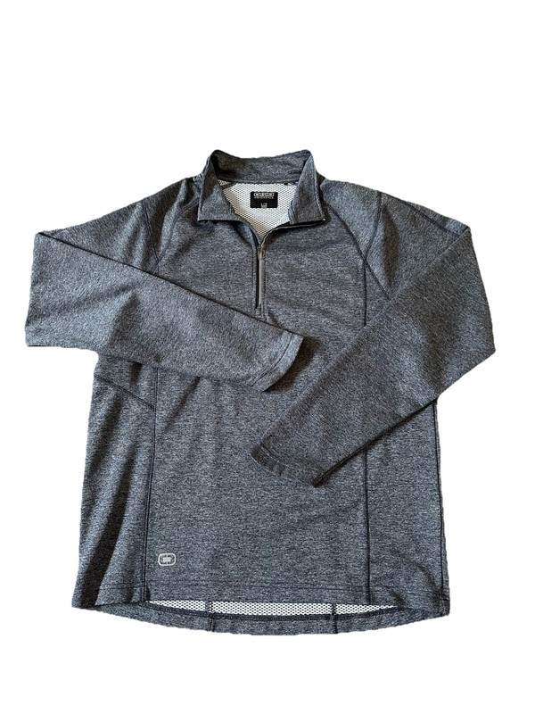 OGIO Endurance 1/4 Zip Pullover Mens Large Gray Performance Golf Long Sleeve gallery