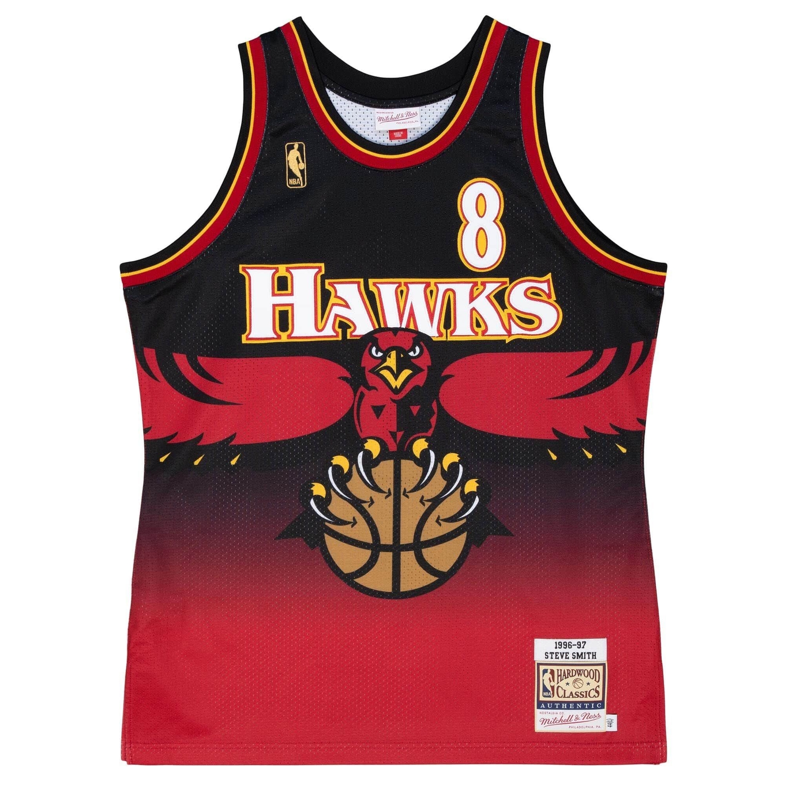 MITCHELL & NESS NBA AUTHENTIC JERSEY ATLANTA HAWKS 1996 STEVE SMITH gallery