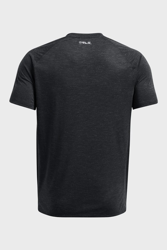 $55 NWT Under Armour Trail Run Short Sleeve T-Shirt Dark Gray Small 1383239-016 gallery
