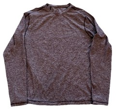 Lululemon Purple Long Sleeve Surge Warm Crewneck Athletic Shirt Men’s Large