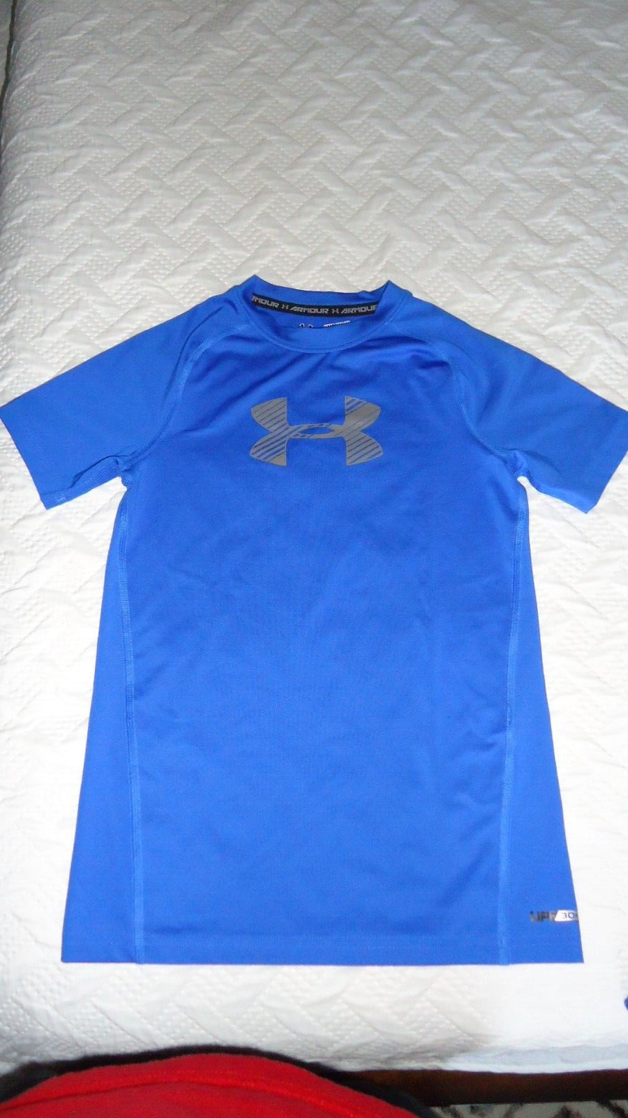 Under Armour Heat Gear Compression Shirt - Royal Blue - Youth Medium gallery