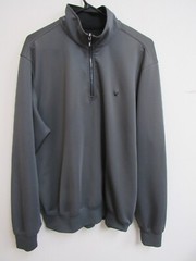 Fairway & Greene Tech Gray Long Sleeve 1/4 Zip Pullover Large Read