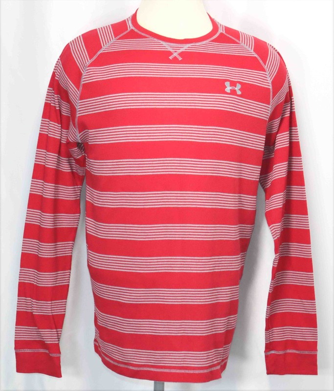 2 - Under Armour Catalyst Thermal Regular Waffle Crew Neck Shirt Mens Size XL gallery