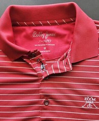 Bobby Jones Mens Medium Golf Shirt BM CC Logo X-H20 Performance
