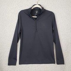 Spyder Prospect 1/2 Zip Mens Shirt S Black Base Layer Skater Techwear 38×27