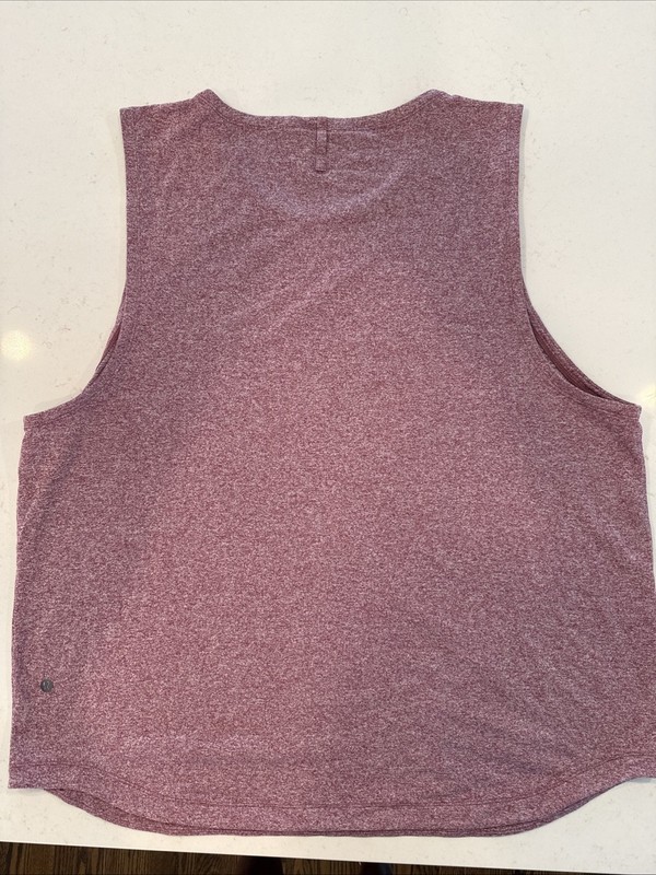 Lululemon Men’s Tank Top Red Weathered Size XXL (see Dimensions In Photos) gallery
