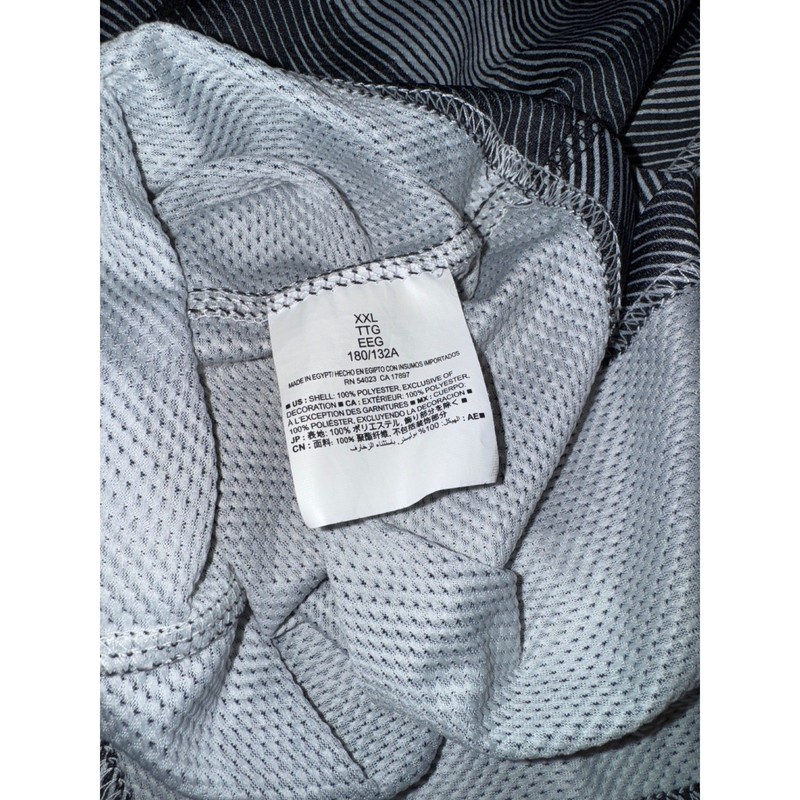 Old Navy Active XXL Pullover Black Gray Geometric Lightweight Top Mens gallery