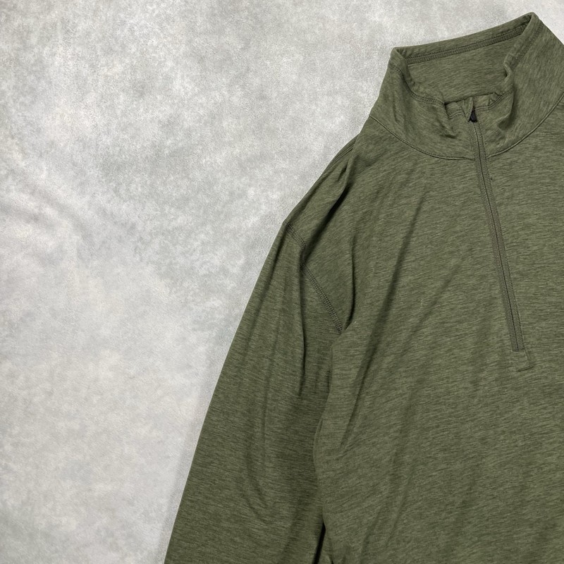 Vuori Pullover Mens L Green Ease Performance Half Zip 2.0 Training V221 Stretch gallery