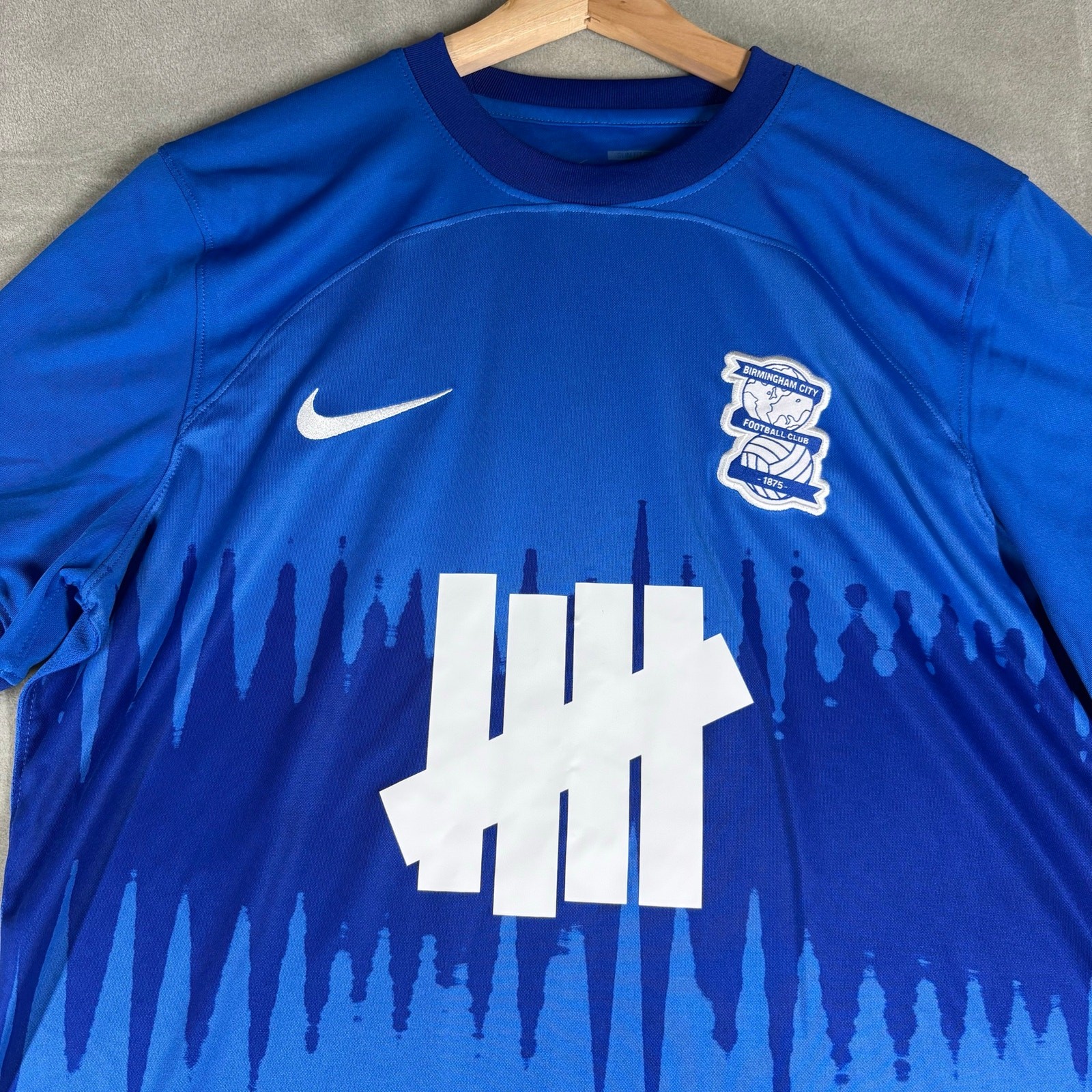 Nike Birmingham City FC Undefeated Soccer Jersey Mens Large Blue Football Shirt gallery