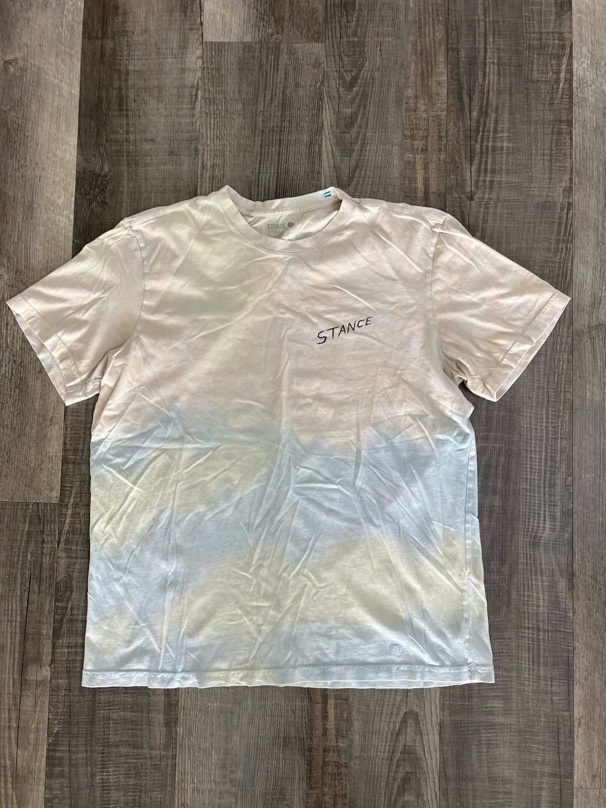 Stance The Crew T Tie Dye Pastel Multicolor T-shirt Mens Large gallery