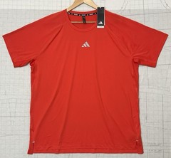 Men’s Adidas Amplifier Regular Fit Training Gym T-Shirt Solid Red XXL 2XL