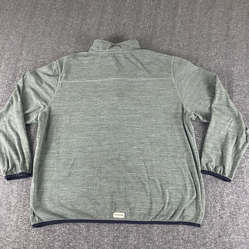 Avalanche Billy Barnard Mens XL Green 1/4 Zip Pullover Stretch Athletic gallery