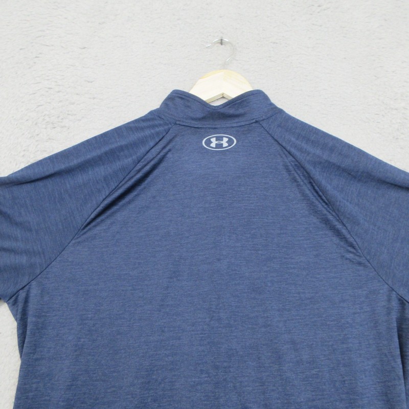 Under Armour Quarter Zip Shirt Mens XL Blue Long Sleeve Athletic 1328495 Top gallery