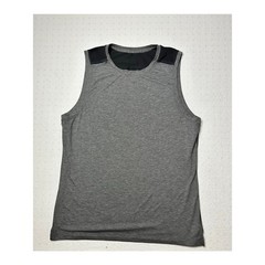 Lululemon Metal Vent Tech Sleeveless Tank Gray Mesh Panel Men’s XL