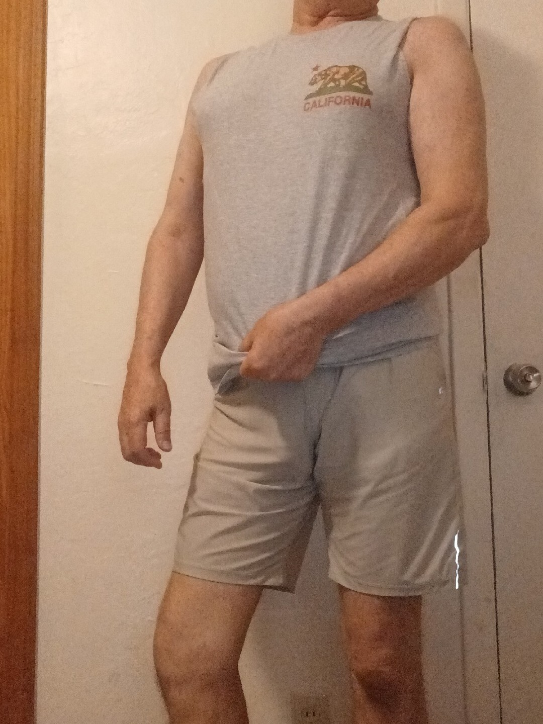California State Bear Tank Top Sleeveless Shirt XL Gray NWT gallery