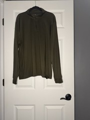 Old Navy Active Cloud 94 Soft Quarter Zip Pullover Top Xxl Men’s Green