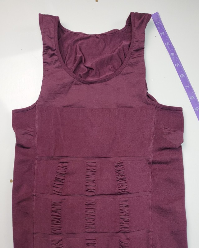GKVK Plum Purple Body Slimming/Shaping Compression Tank Top Size M gallery