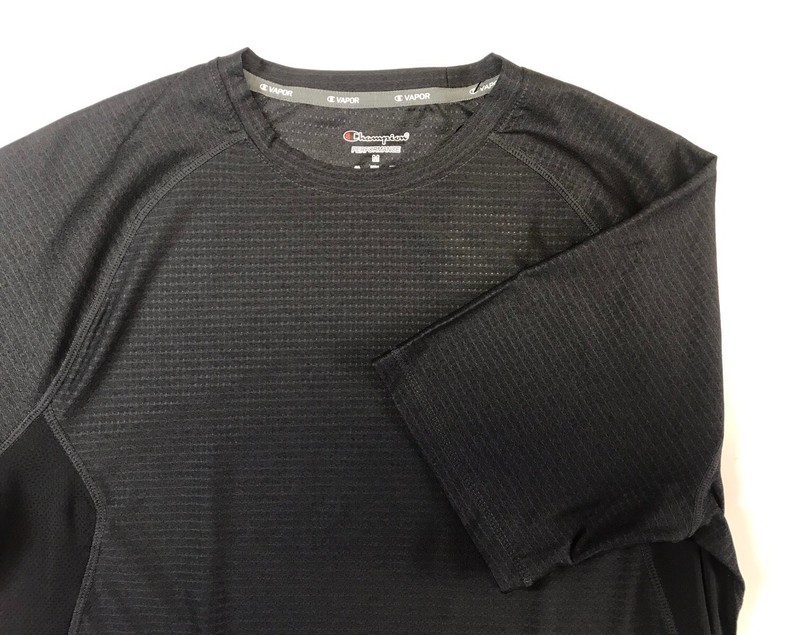 Champion Men’s Vapor Performance Active Tee - Black Heather - Size: Medium K-7 gallery