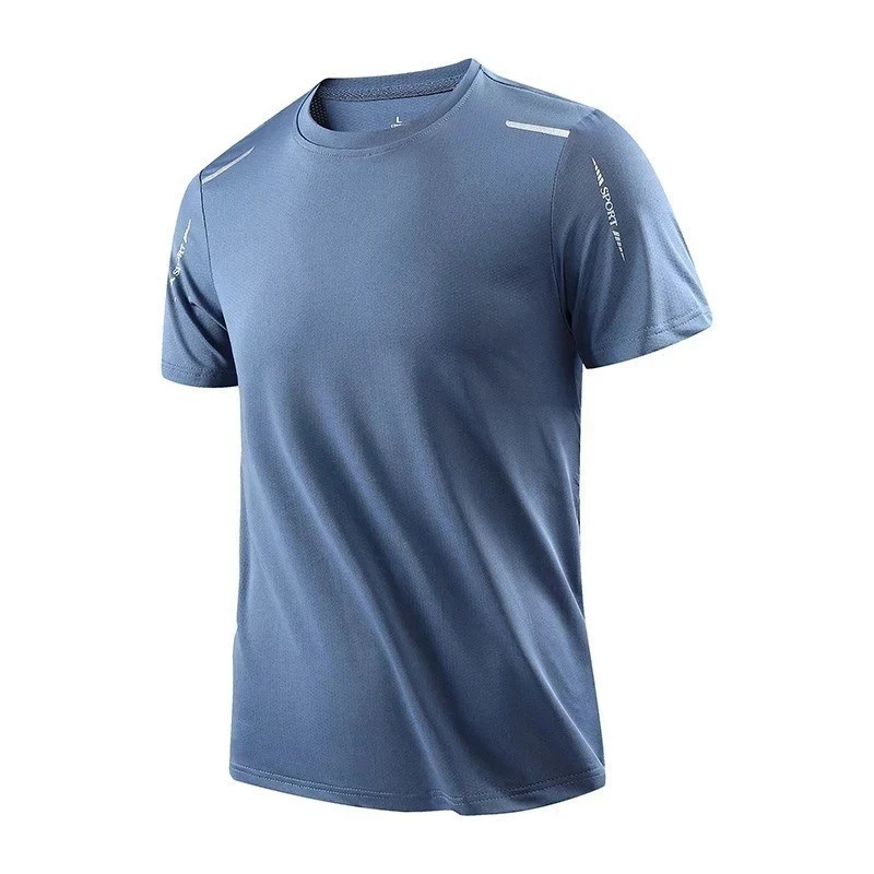 SlimFit CHRLCK Men's Quick Dry Running T-Shirt Breathable Sports Gym Fitness Top