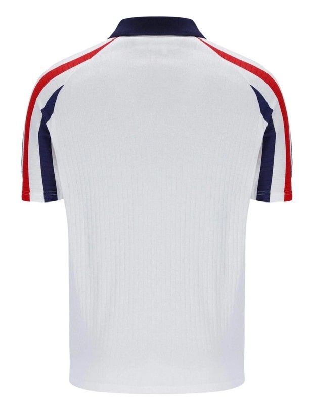 Sergio Tacchini McEnroe Blow White/Red/Blue Tennis Polo Shirt -Free Red Headband gallery