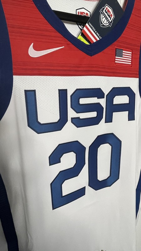 RareNike Team USA Authentic Olympic Vaporknit Jersey CT6516-100 Mens Size 44 +2 gallery