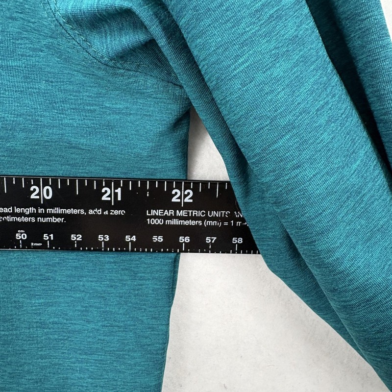 Straight Down Pullover Mens Medium Green Quarter Zip Stretch Performance Golf gallery