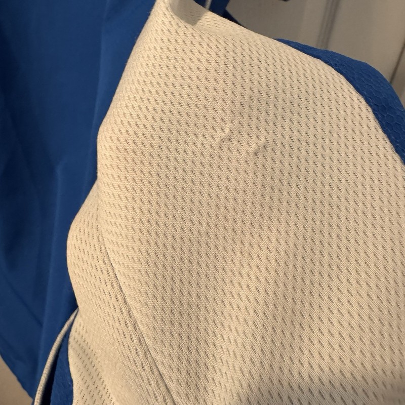Marucci Mens Blue White 1/4 Zip Short Sleeve Pullover Size Large gallery