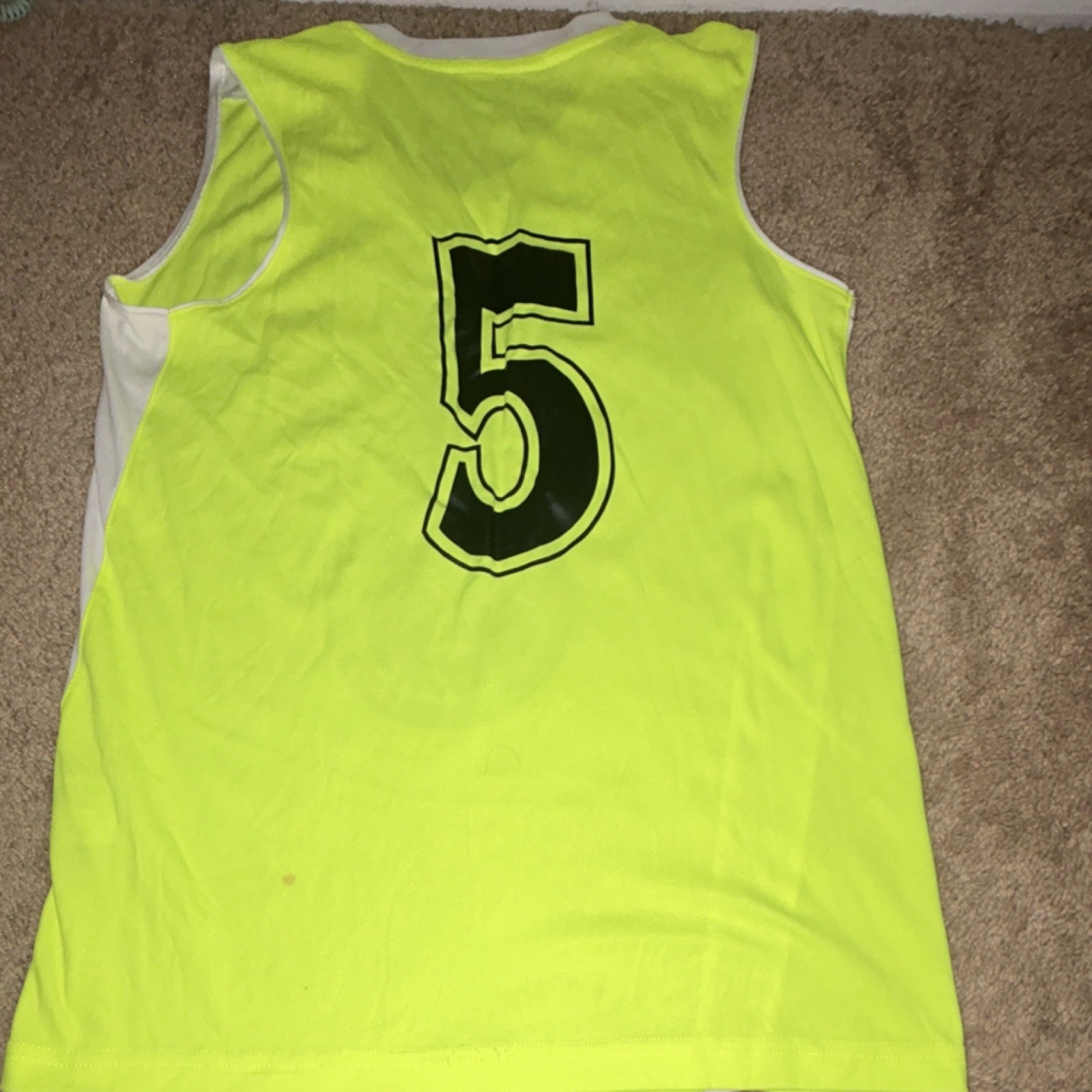 Challenger Teamwear Women’s Volleyball Jersey Tank Yellow #5 Polyester gallery