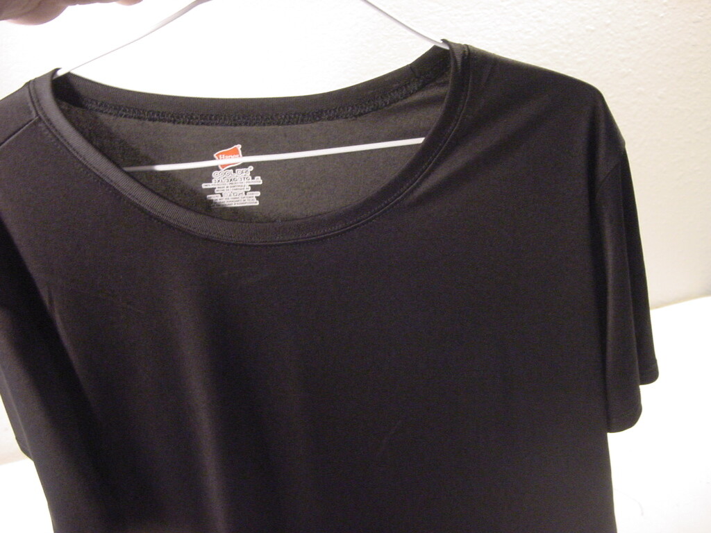 HANES COOL DRI WORKOUT TSHIRT T-SHIRT ACTIVEWEAR - BLACK MEN'S SIZE 3XL gallery