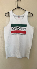 Vintage 90’s Fruit of the Loom Portofino Italy muscle tank top M