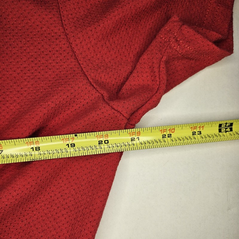 Y2K Ecko Unltd Red Mesh Shirt Men Large Short Sleeve Embroidered Logo Streetwear gallery