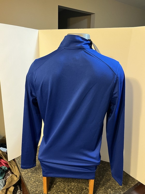 Under Armour Men’s LS 1/4 Zip Pullover Blue Polyester Small - NWT gallery