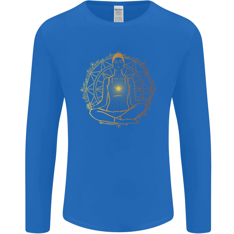 Spiritual Yoga Meditation Peace Mens Long Sleeve T-Shirt gallery