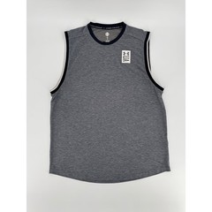 Under Armour Mens Recover Sleeveless Shirt Grey Heather Shirt 1362763 Size Large